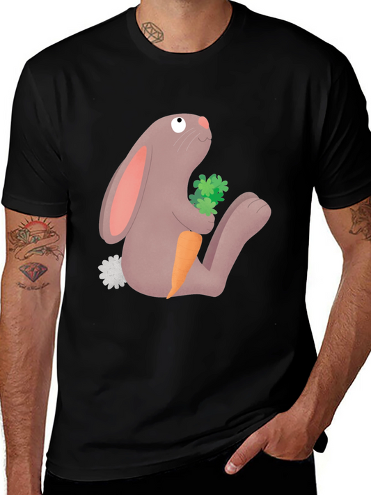 Bunny & Carrot Graphic Tee - Comfy Casual Style