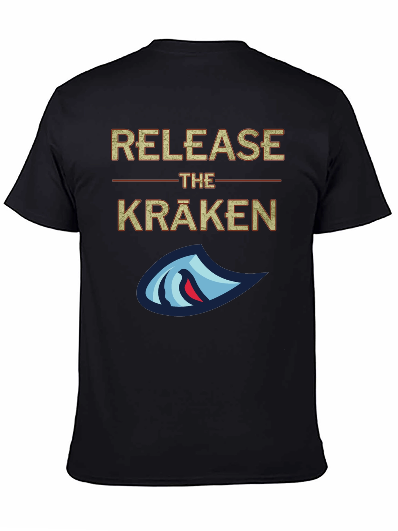 Release The Kraken Graphic T-Shirt - Black