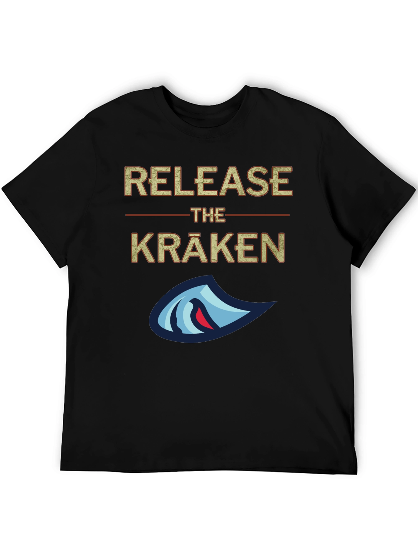 Release The Kraken Graphic T-Shirt - Black