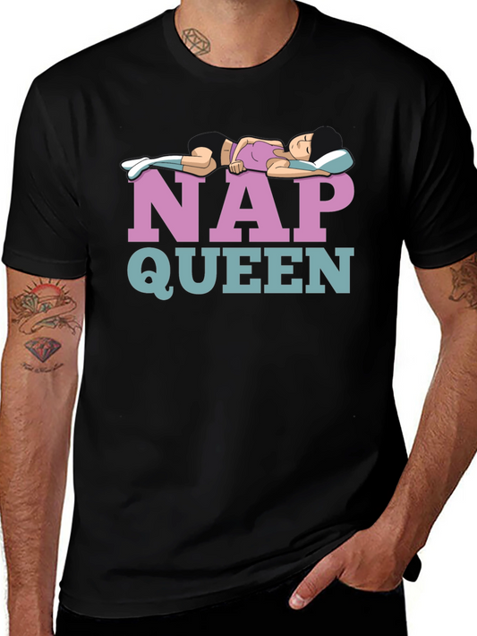 Nap Queen Graphic T-Shirt - Comfortable Cotton Tee