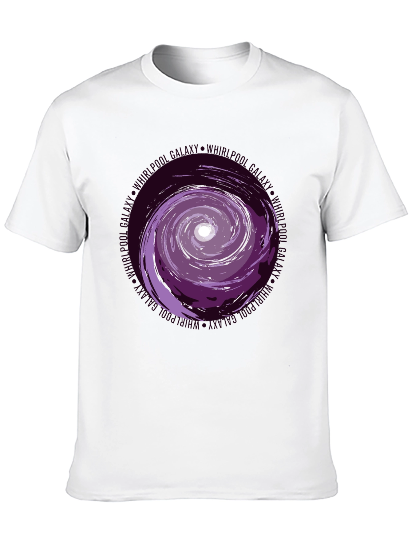 Whirlpool Galaxy Graphic Tee - Black