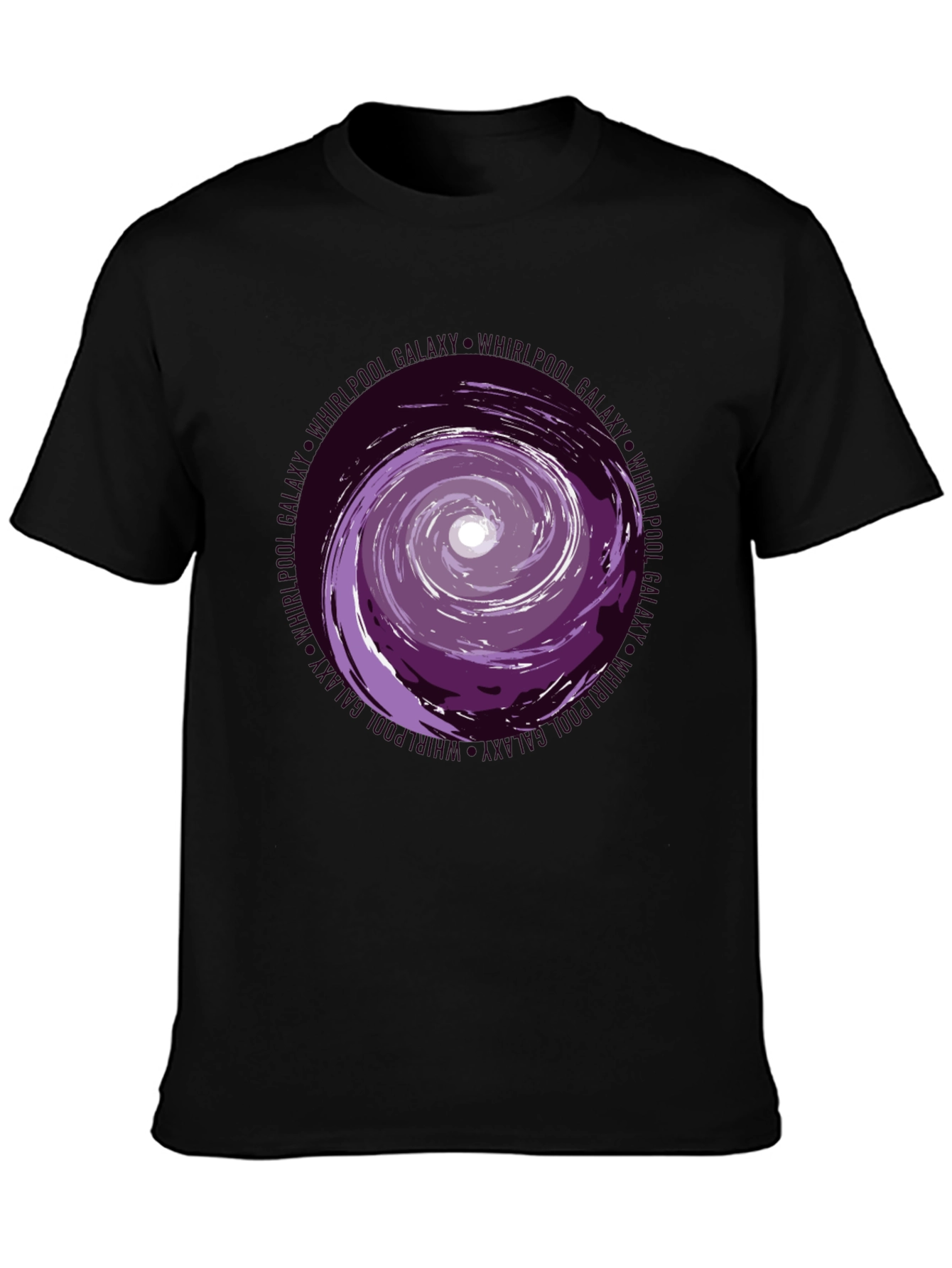 Whirlpool Galaxy Graphic Tee - Black