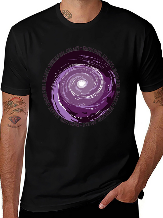 Whirlpool Galaxy Graphic Tee - Black