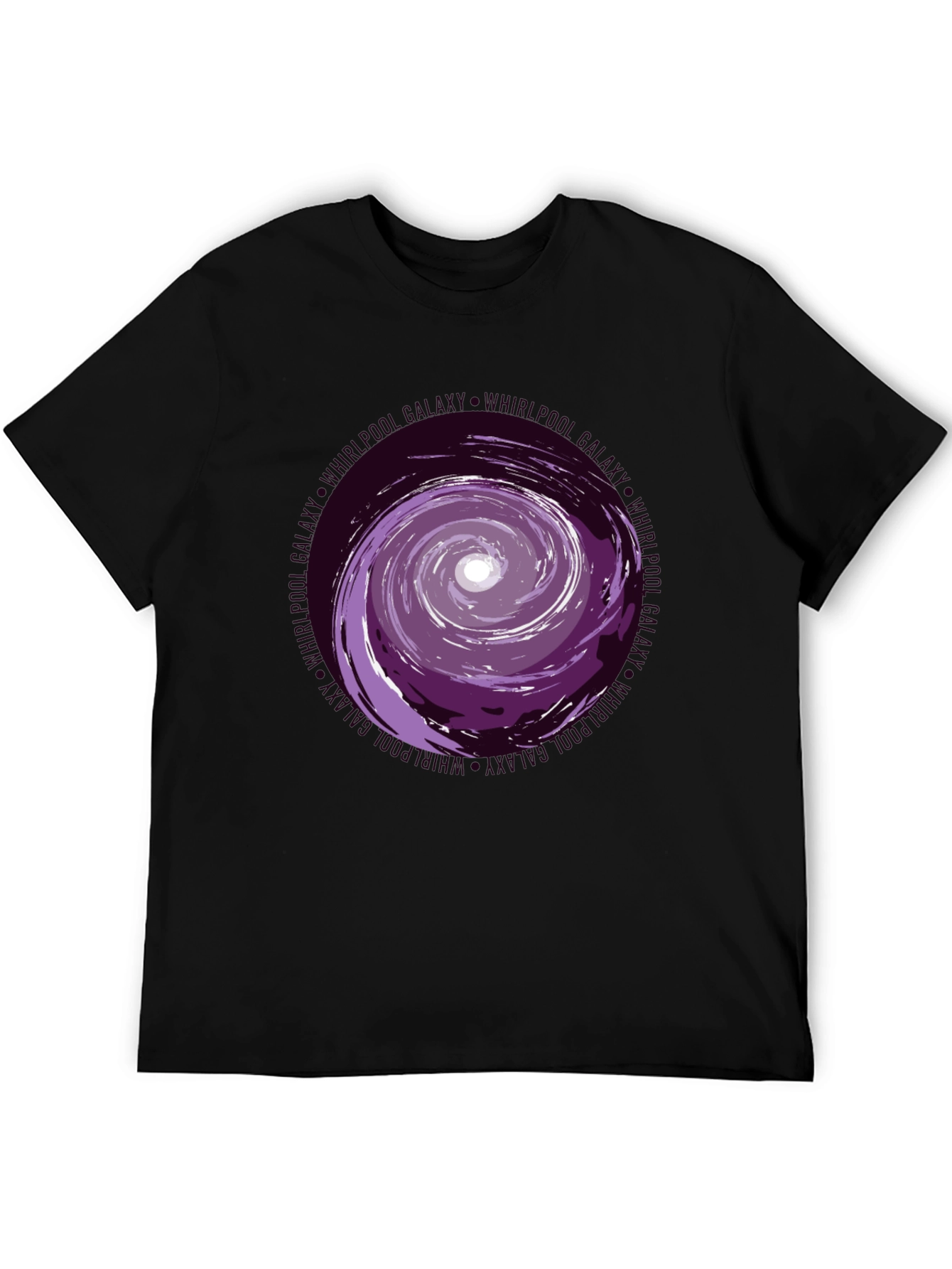 Whirlpool Galaxy Graphic Tee - Black