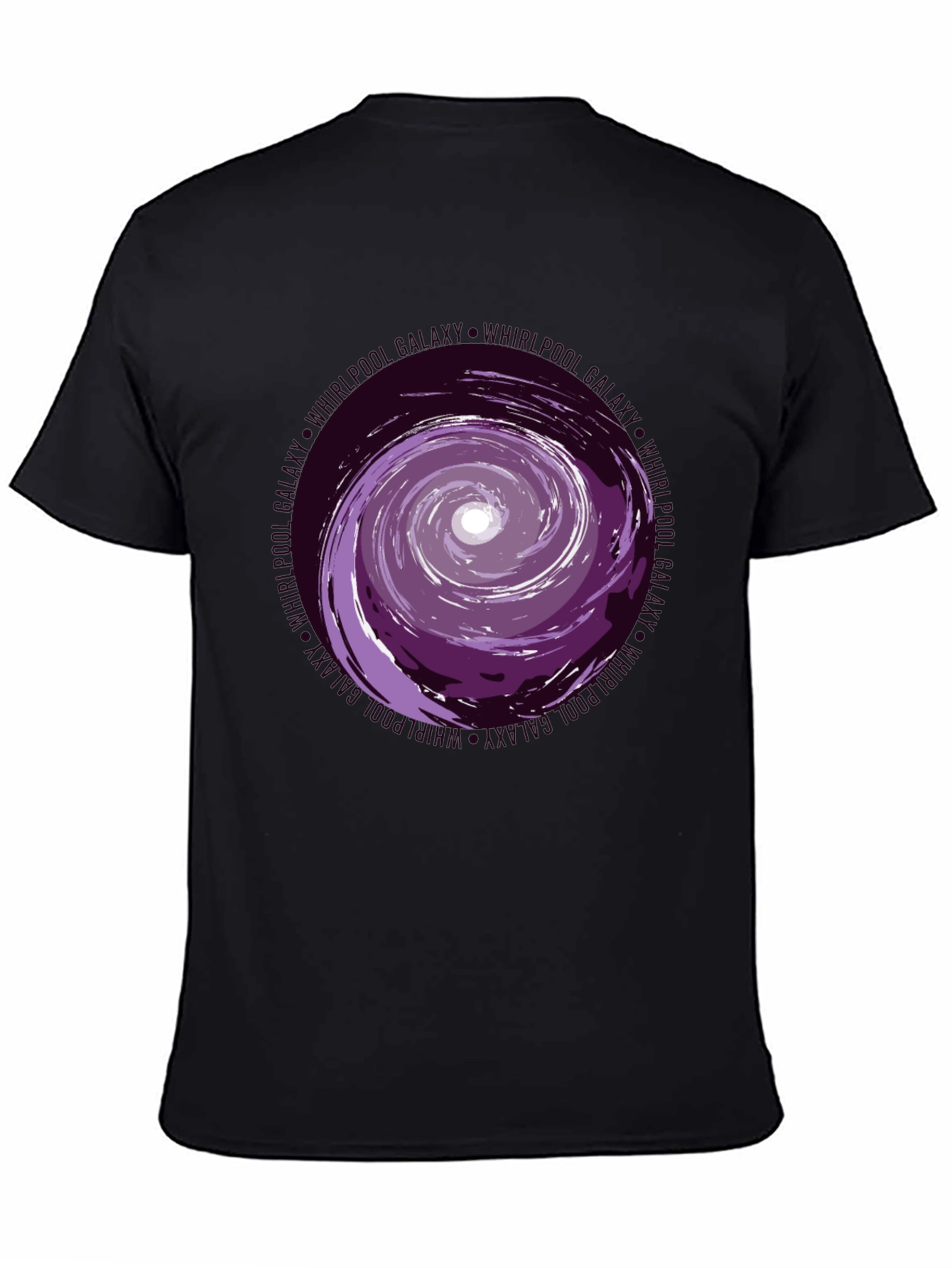 Whirlpool Galaxy Graphic Tee - Black