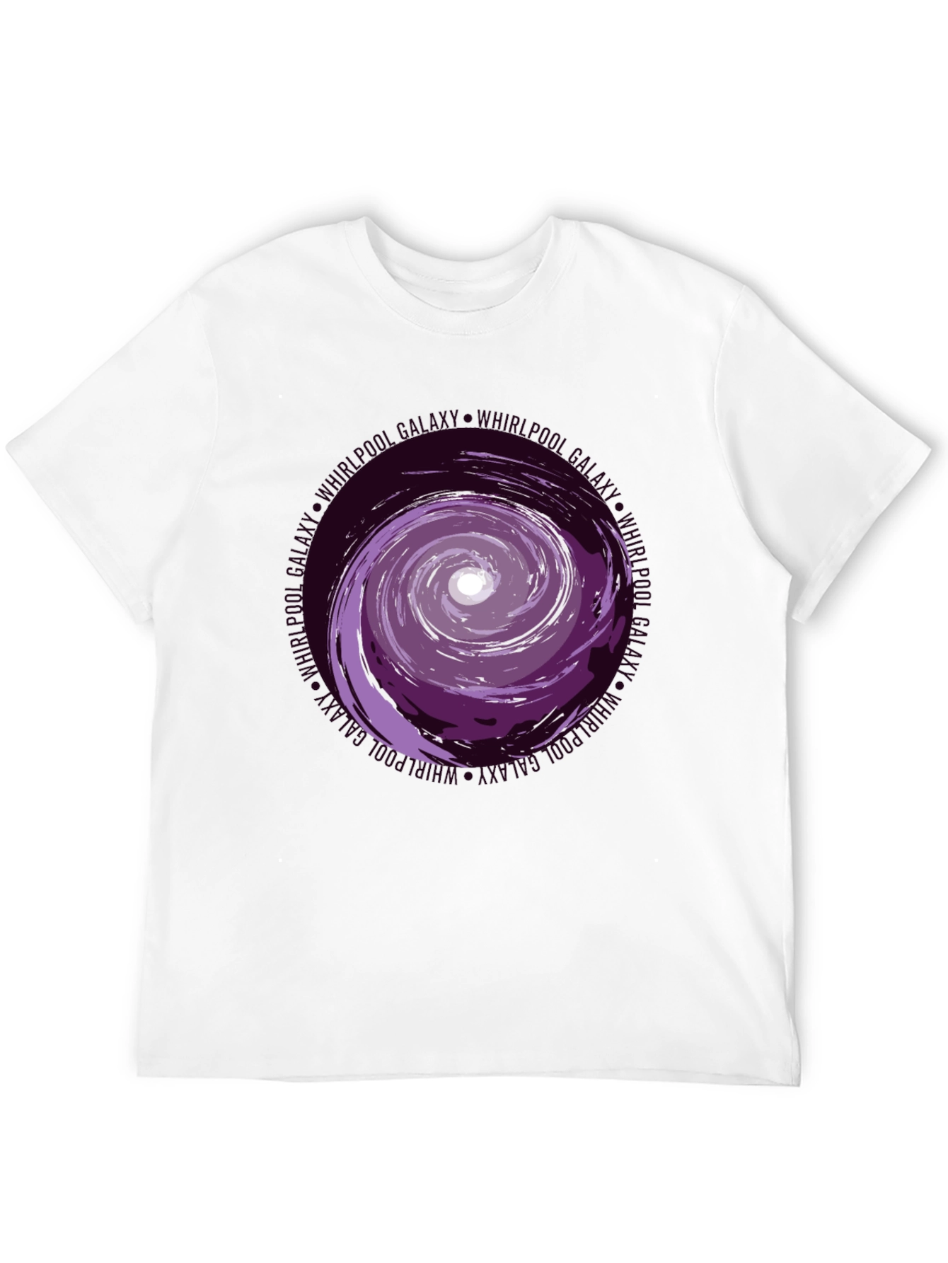 Whirlpool Galaxy Graphic Tee - Black