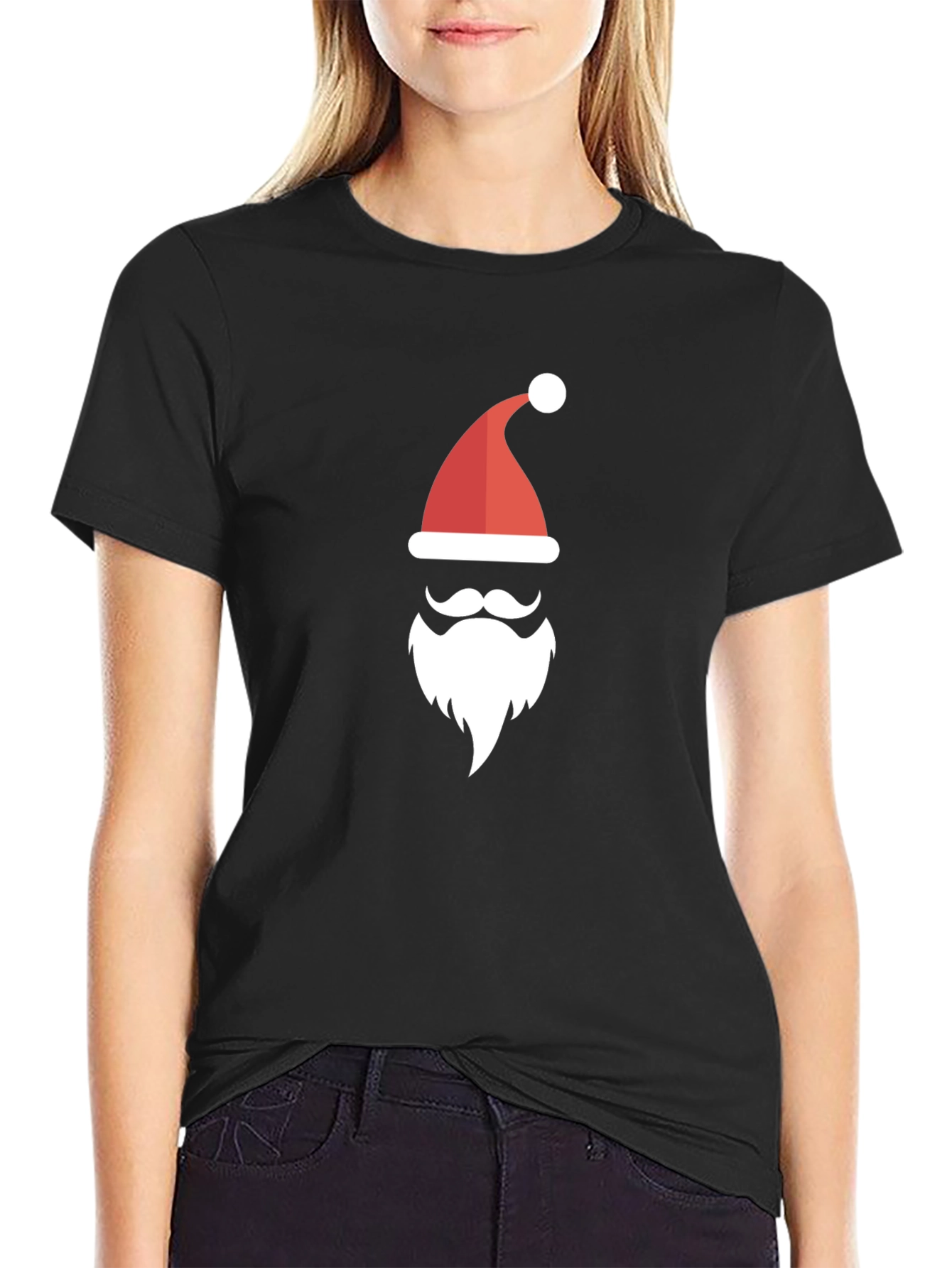 Festive Santa Graphic Tee