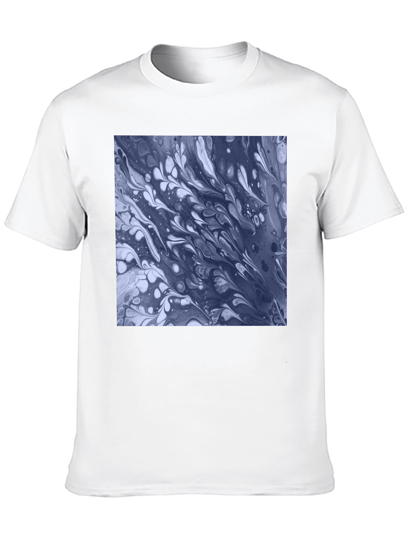 Abstract Art Tee - Black Cotton Blend