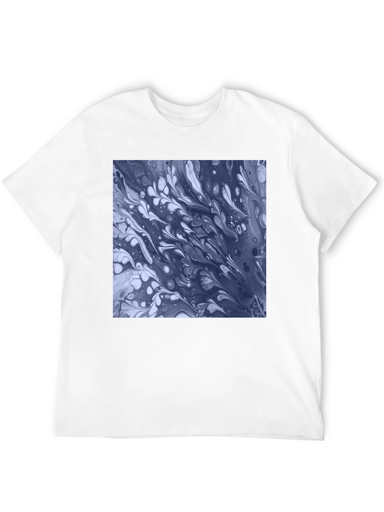 Abstract Art Tee - Black Cotton Blend