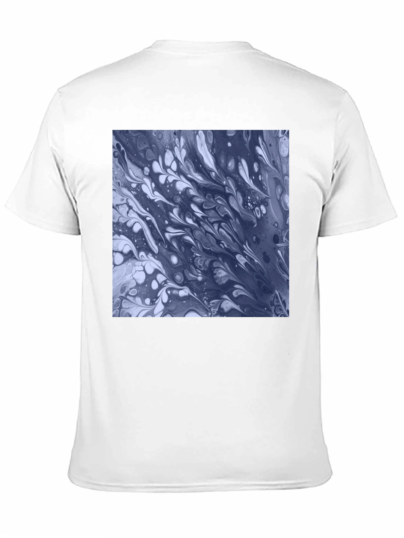 Abstract Art Tee - Black Cotton Blend