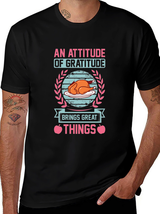 Attitude of Gratitude Thanksgiving T-Shirt