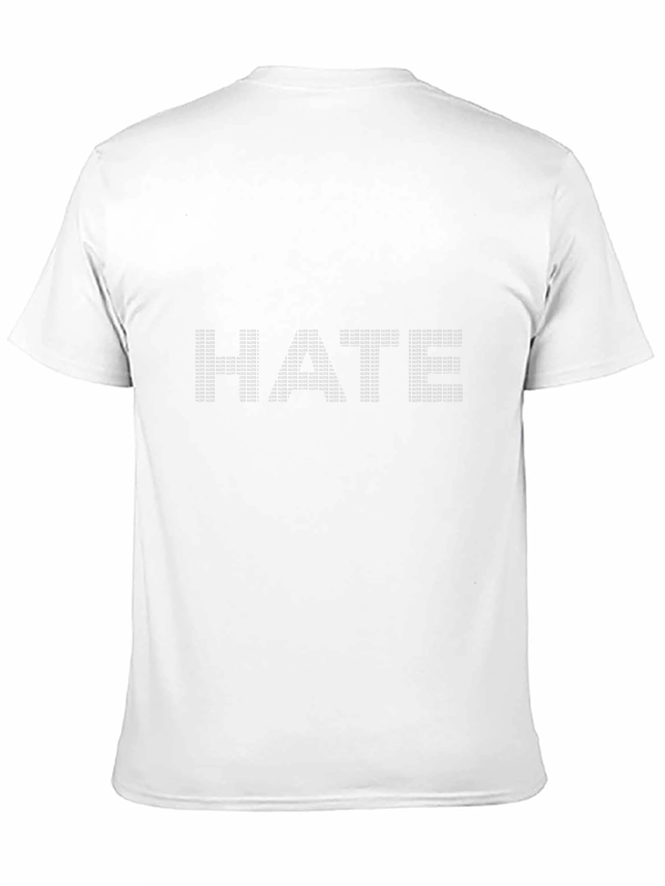 Edgy HATE Graphic Print Black T-Shirt