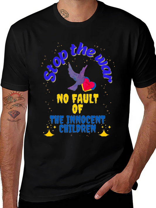 Stop the War Graphic T-Shirt - Peace Dove