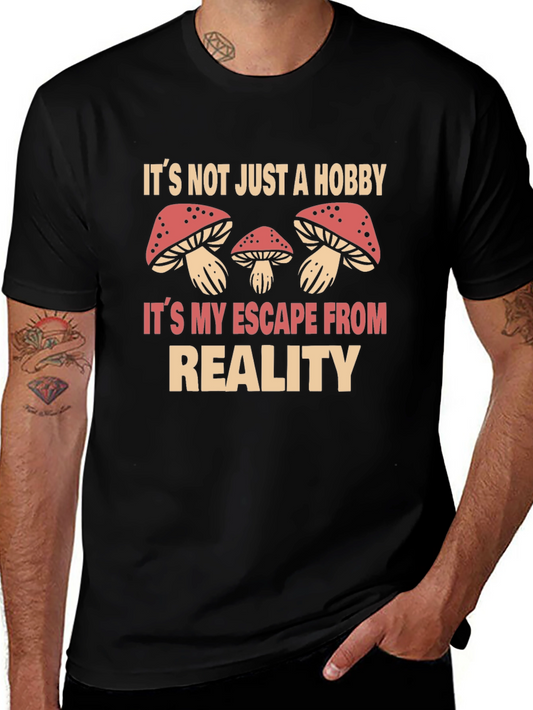 Mushroom Escape Reality Graphic T-Shirt