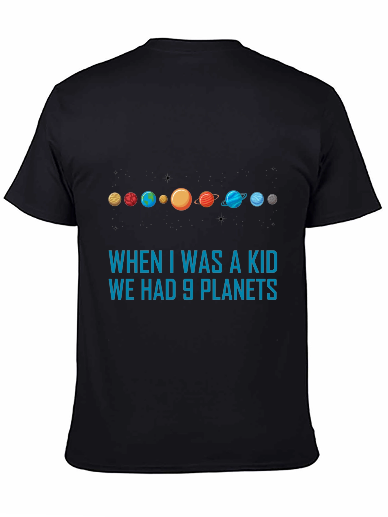 9 Planets T-Shirt - Astronomy Retro Tee