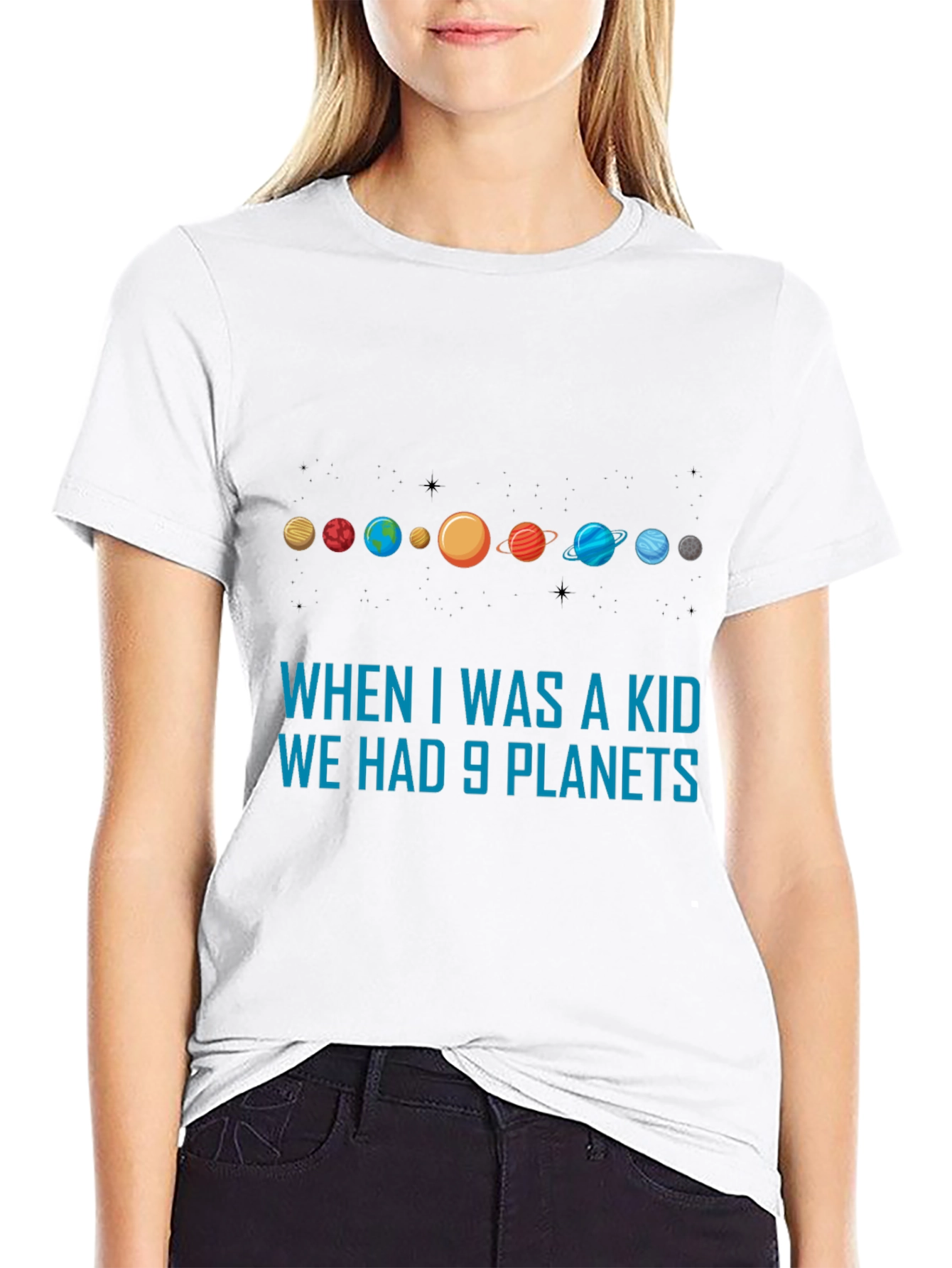 9 Planets T-Shirt - Astronomy Retro Tee