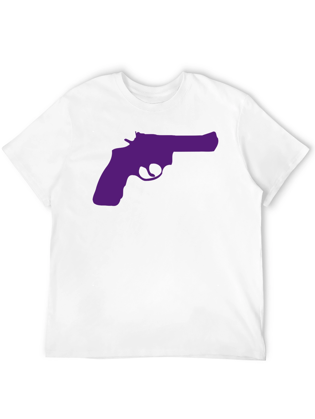 Purple Revolver Graphic Black T-Shirt