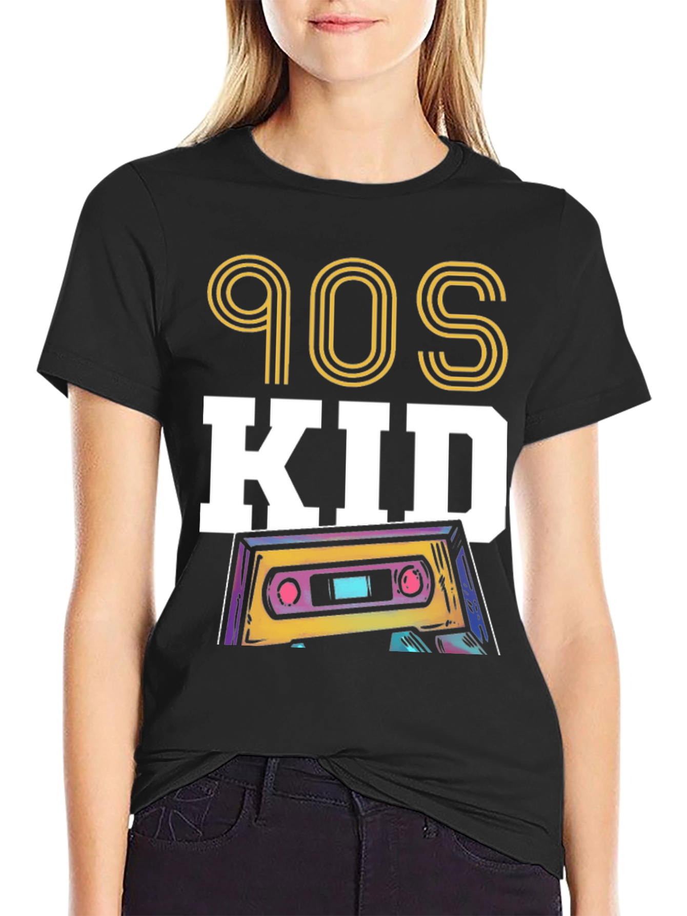 90s Kid Cassette Tape Graphic Tee