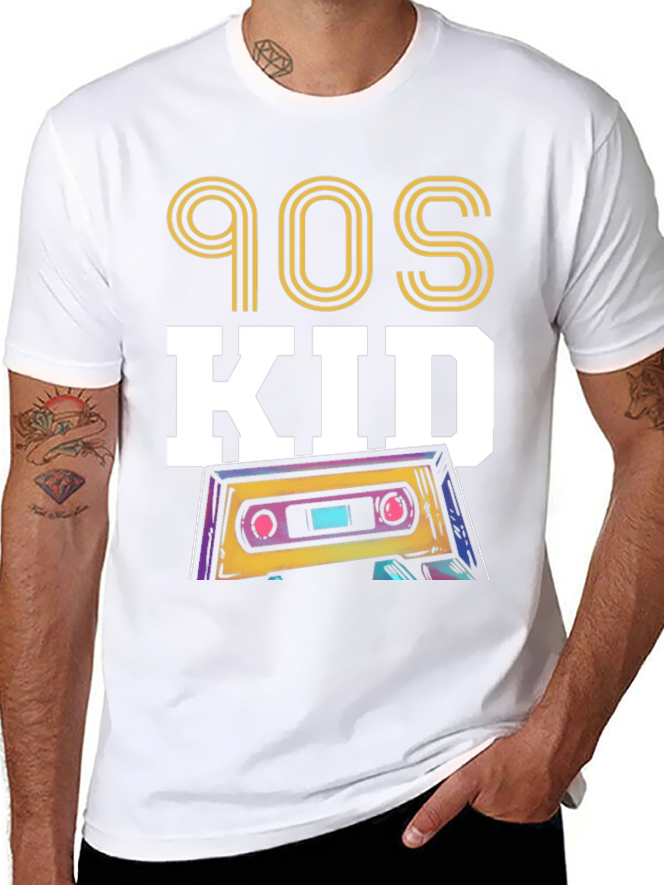 90s Kid Cassette Tape Graphic Tee