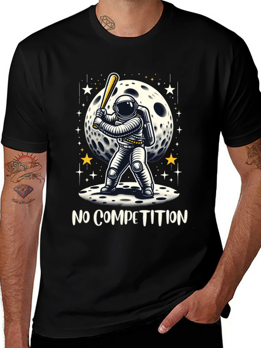 Astronaut Baseball T-Shirt - No Competition