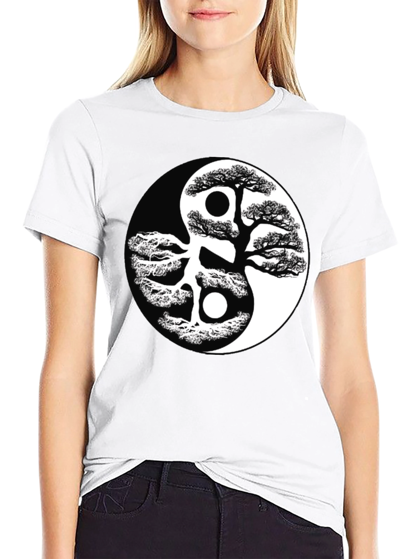 Yin Yang Tree T-Shirt - Balance & Harmony