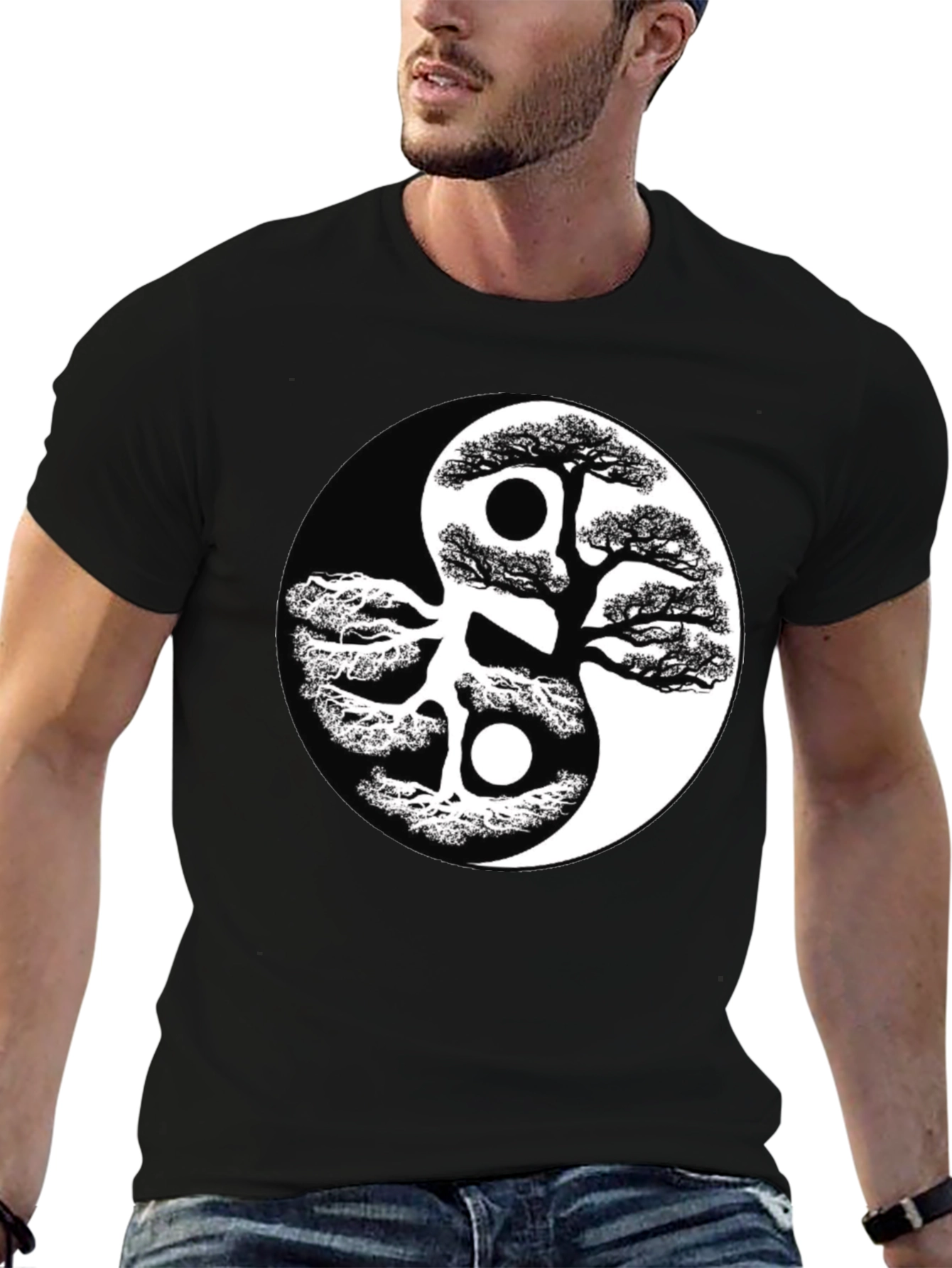 Yin Yang Tree T-Shirt - Balance & Harmony