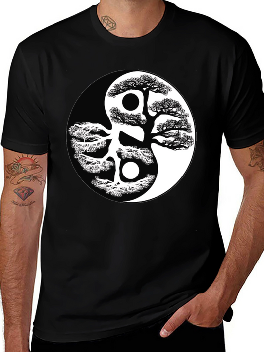 Yin Yang Tree T-Shirt - Balance & Harmony