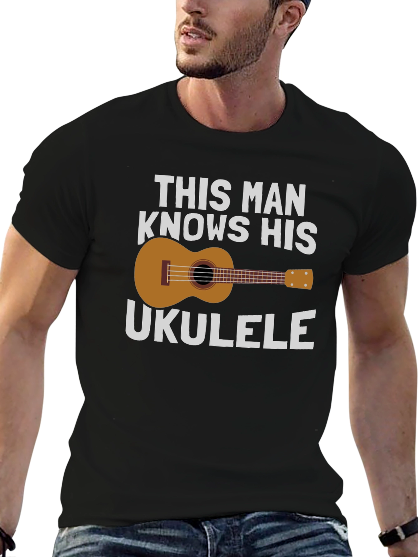 This Man Knows His Ukulele T-Shirt