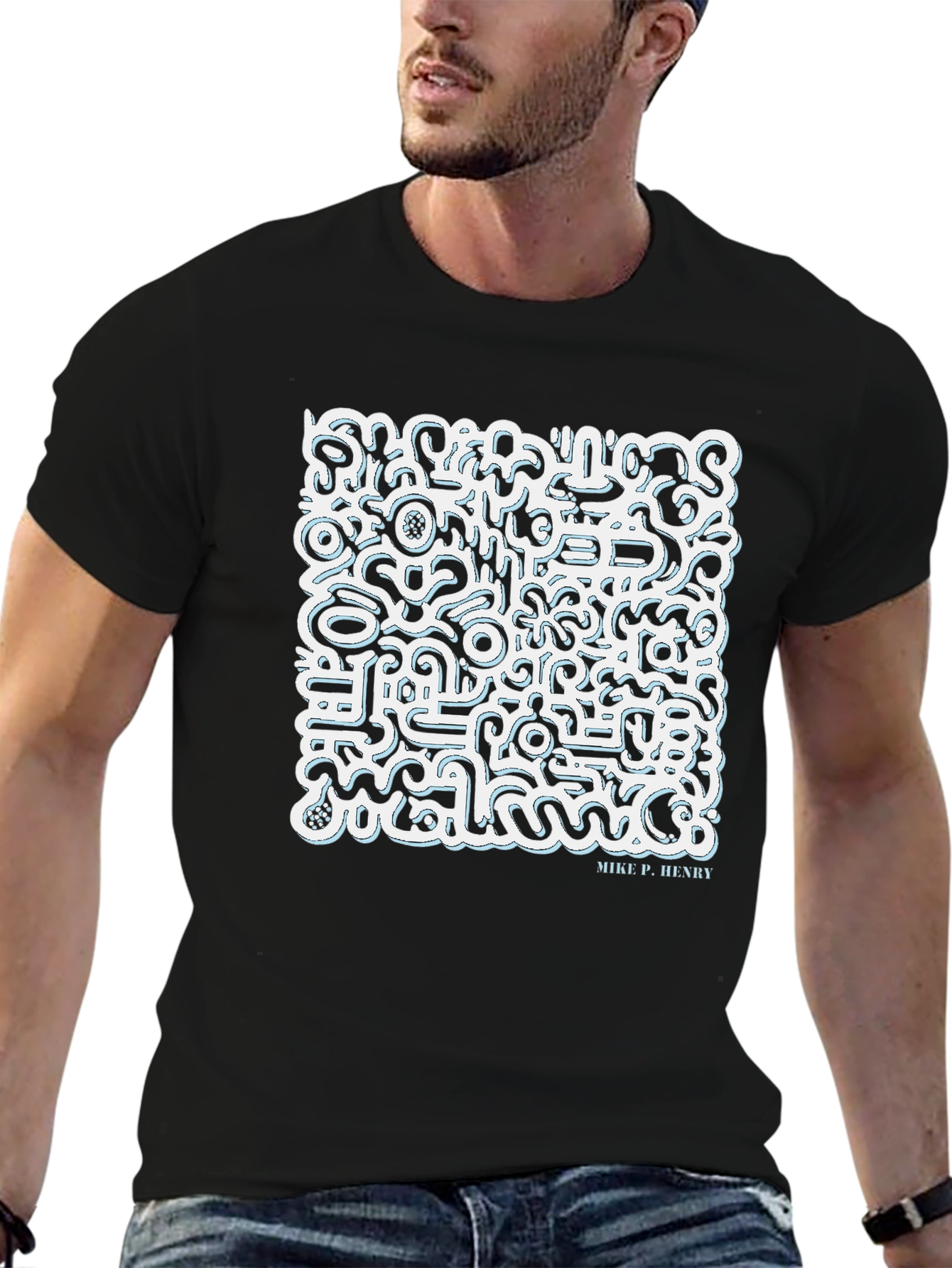 Abstract Art Graphic Tee - Mike P. Henry Design