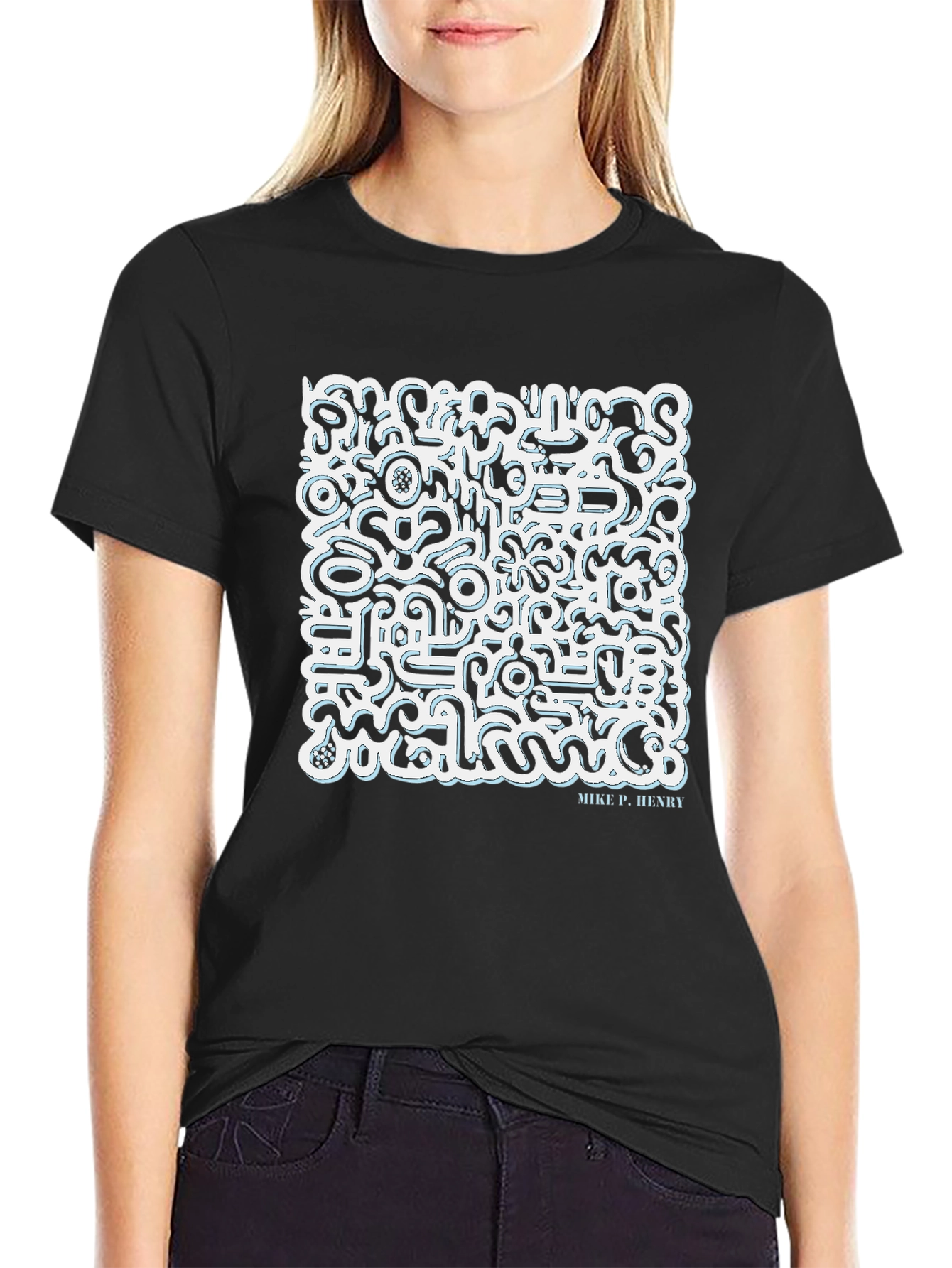 Abstract Art Graphic Tee - Mike P. Henry Design