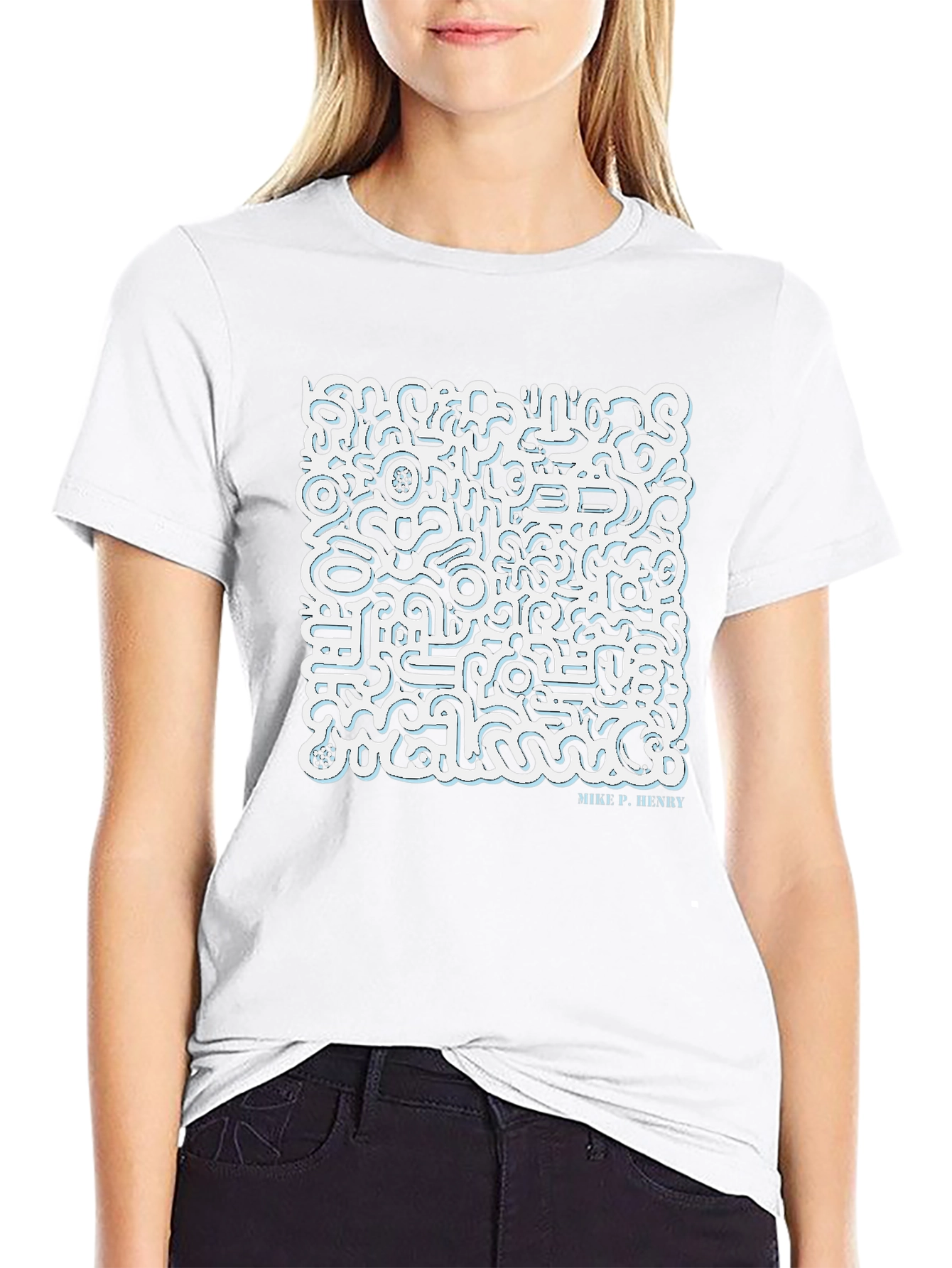 Abstract Art Graphic Tee - Mike P. Henry Design