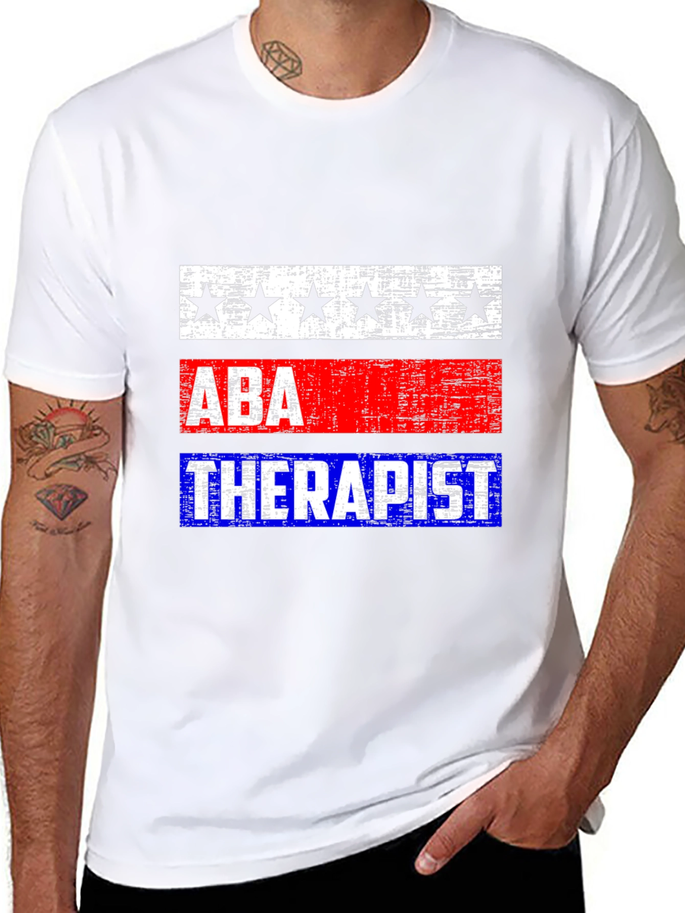 ABA Therapist Tee - Patriotic Design