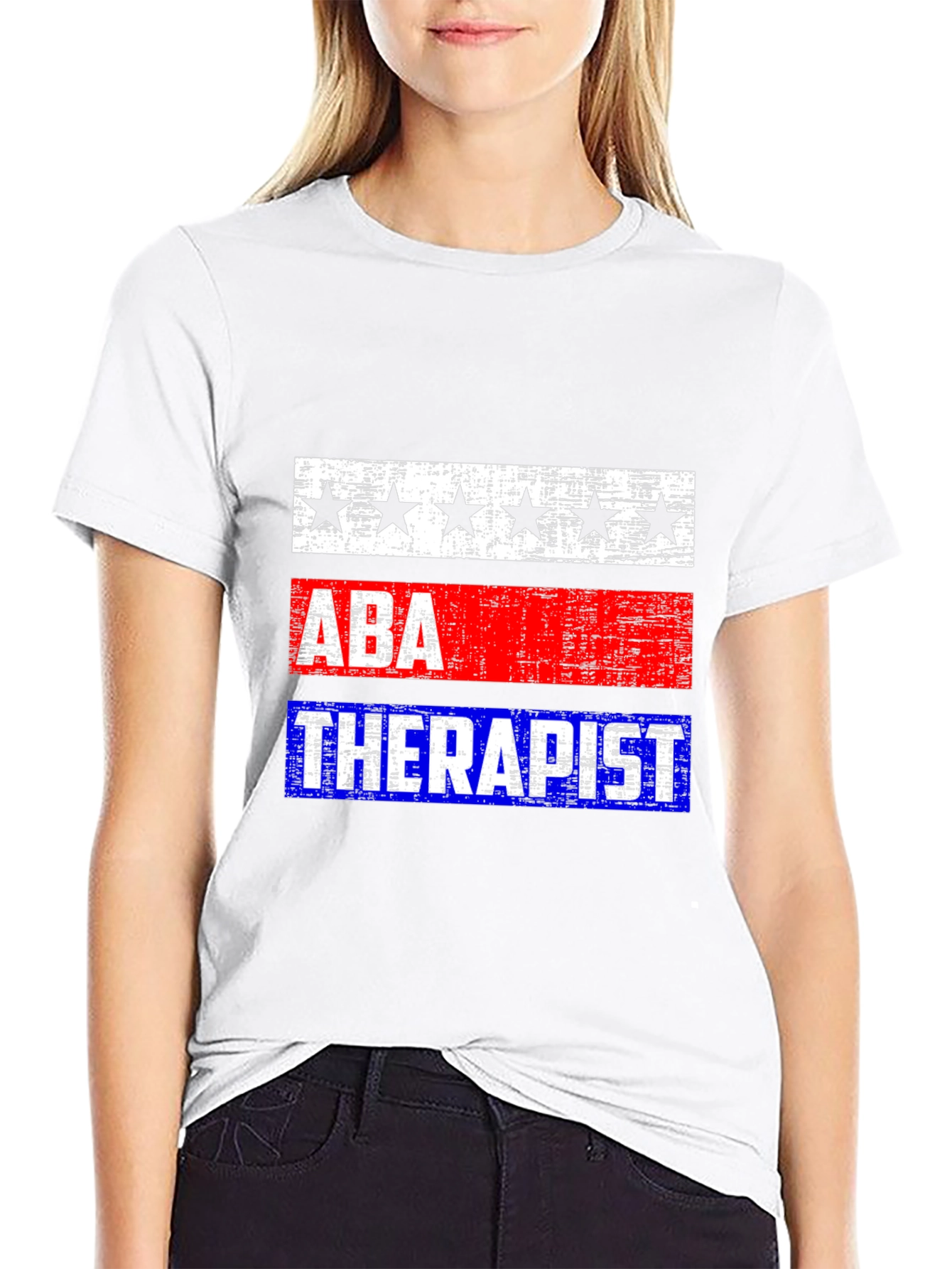 ABA Therapist Tee - Patriotic Design