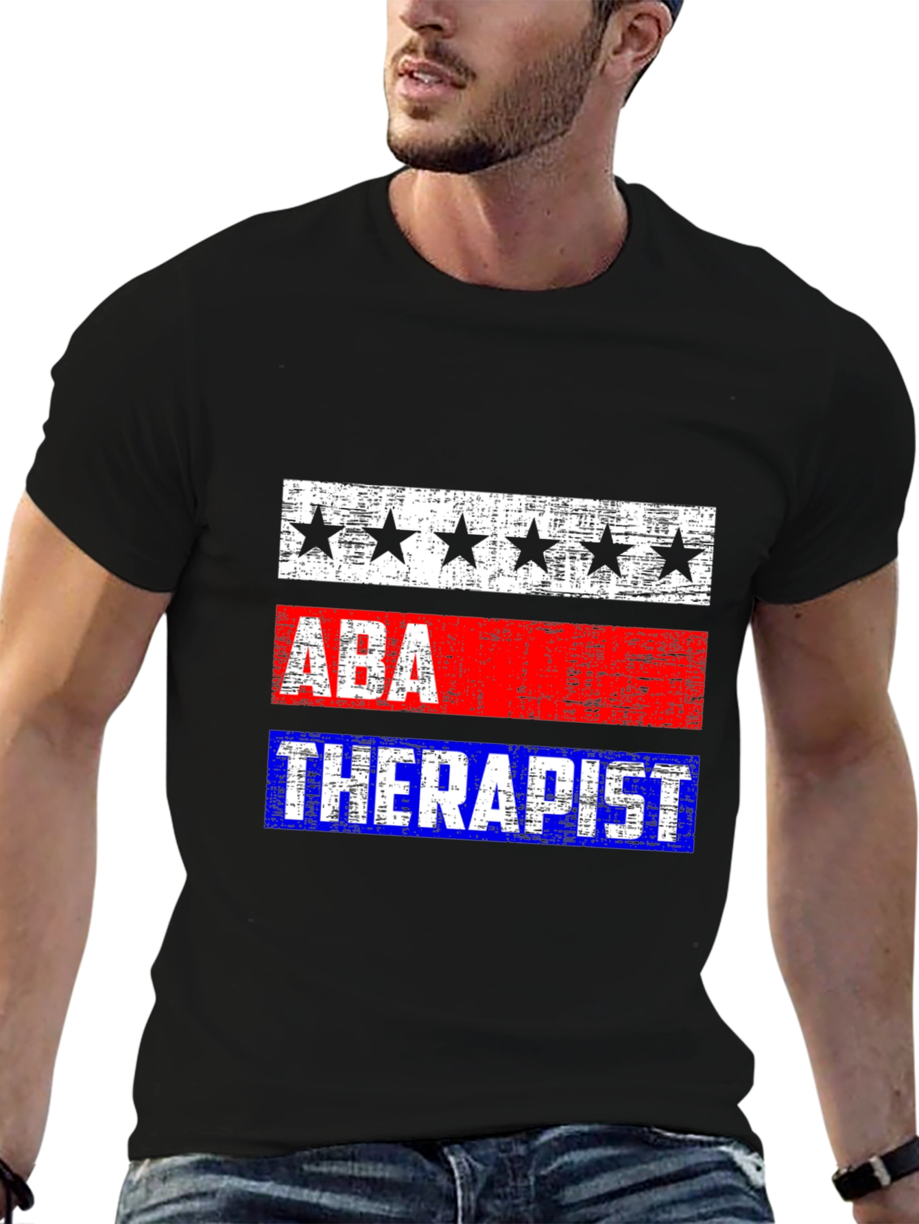 ABA Therapist Tee - Patriotic Design