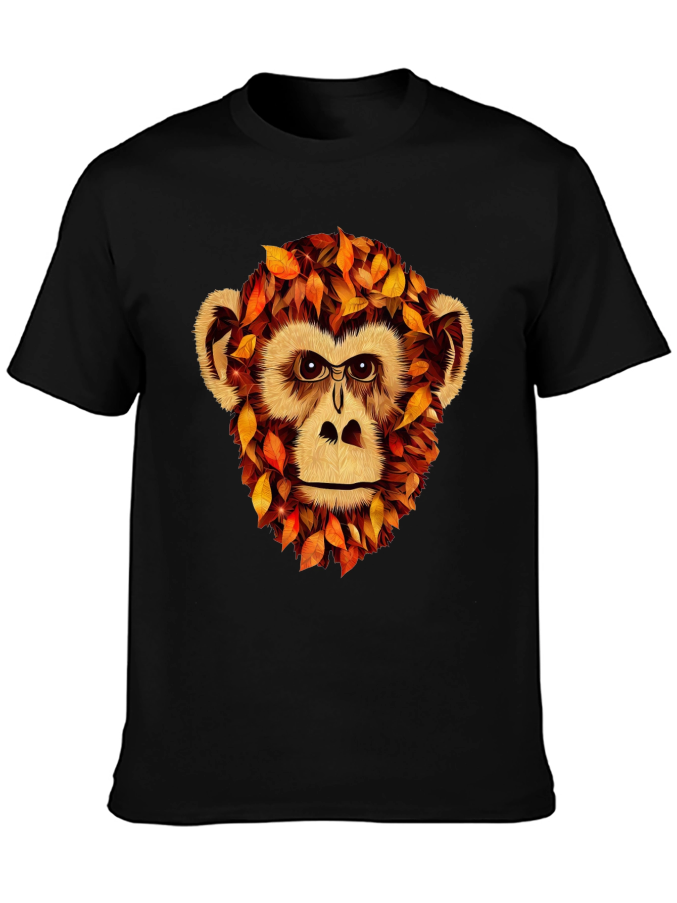 Autumn Monkey Graphic T-Shirt - Unique Fall Apparel