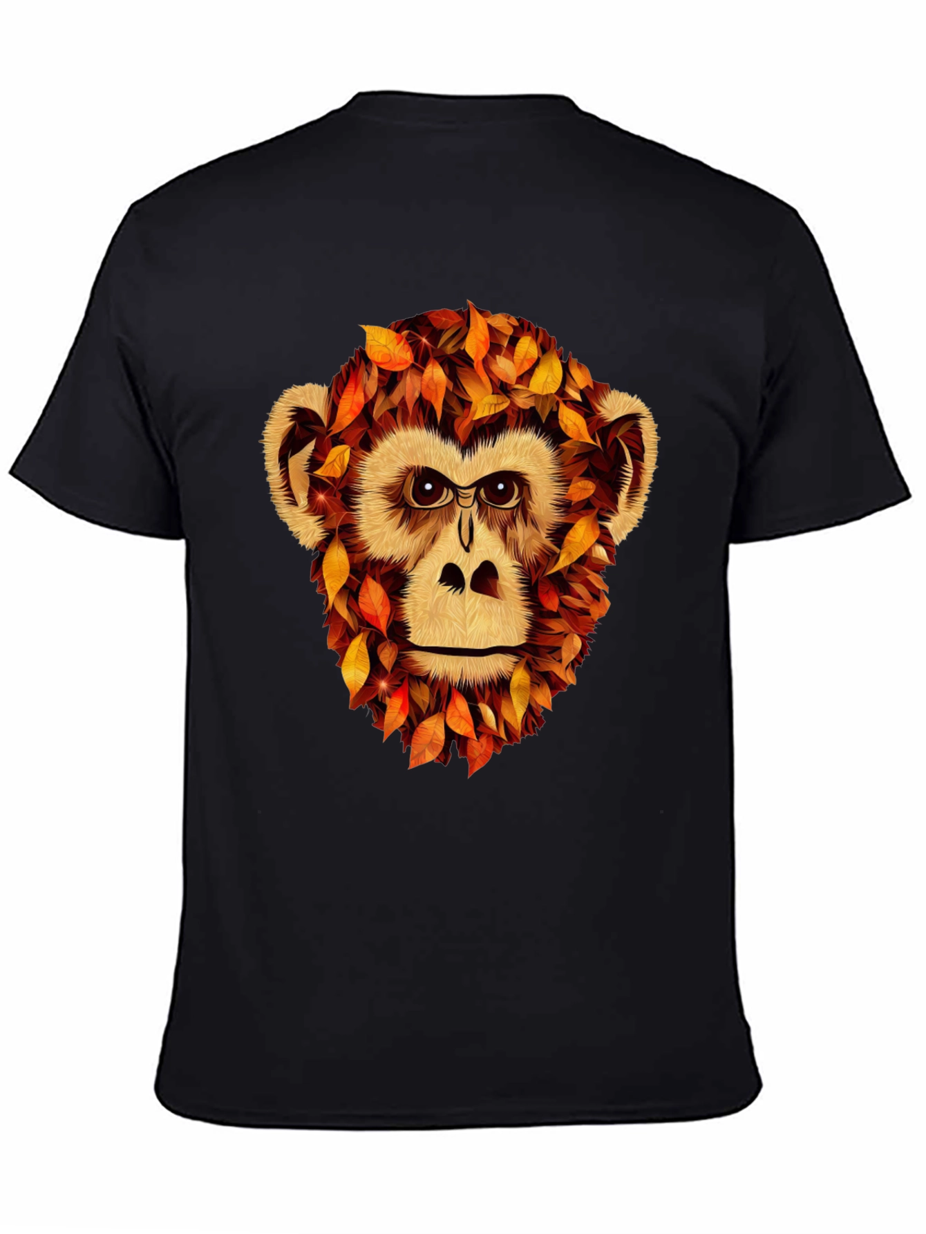 Autumn Monkey Graphic T-Shirt - Unique Fall Apparel