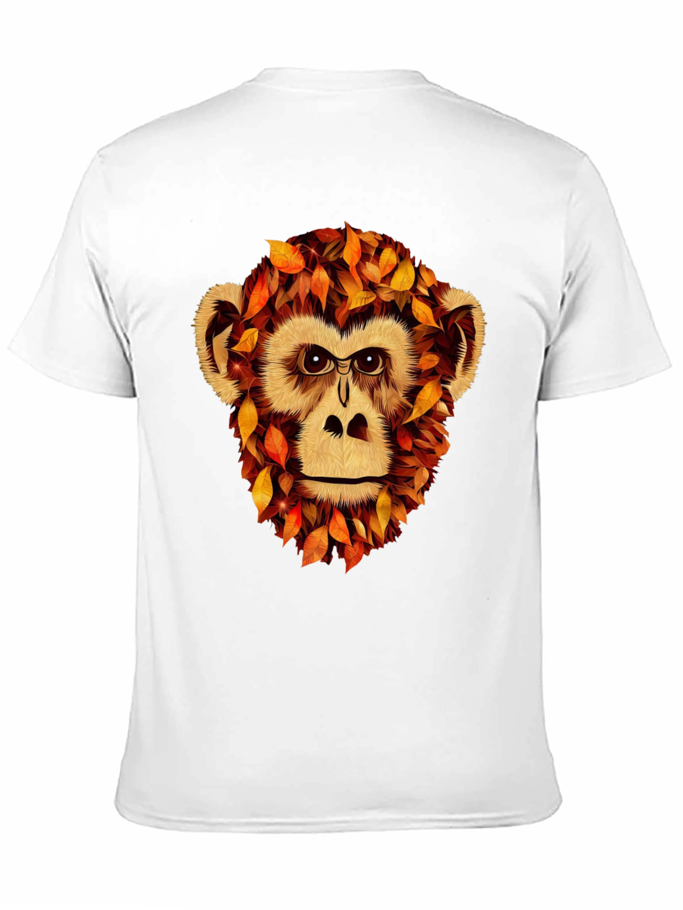 Autumn Monkey Graphic T-Shirt - Unique Fall Apparel