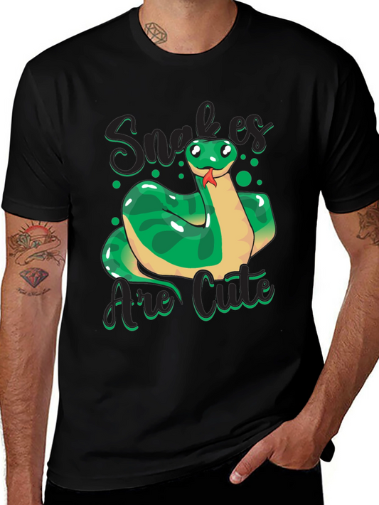 Snakes Are Cute T-Shirt - Fun Snake Lover Tee