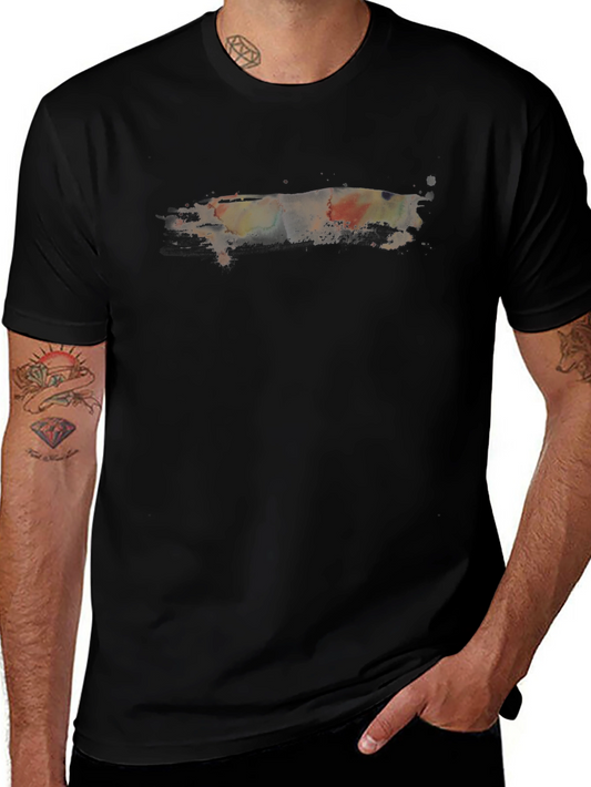Abstract Art Black T-Shirt