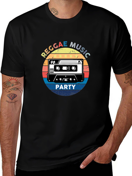 Reggae Music Party Black T-Shirt