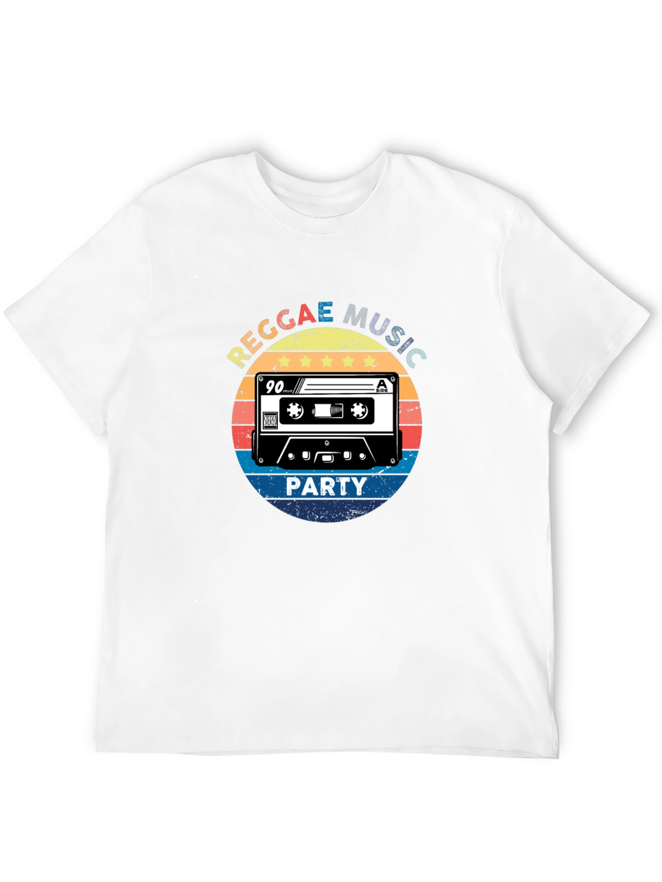 Reggae Music Party Black T-Shirt