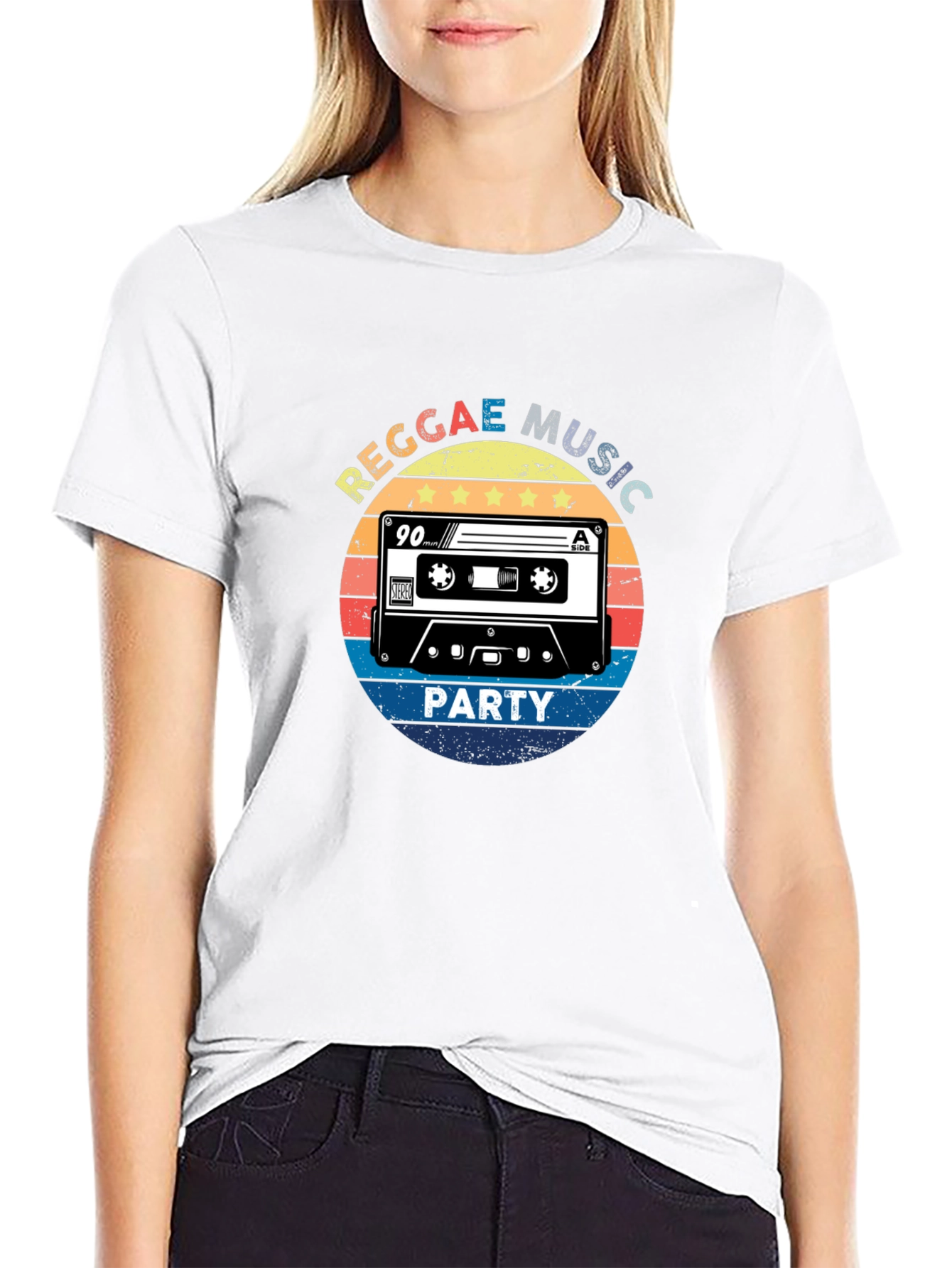 Reggae Music Party Black T-Shirt