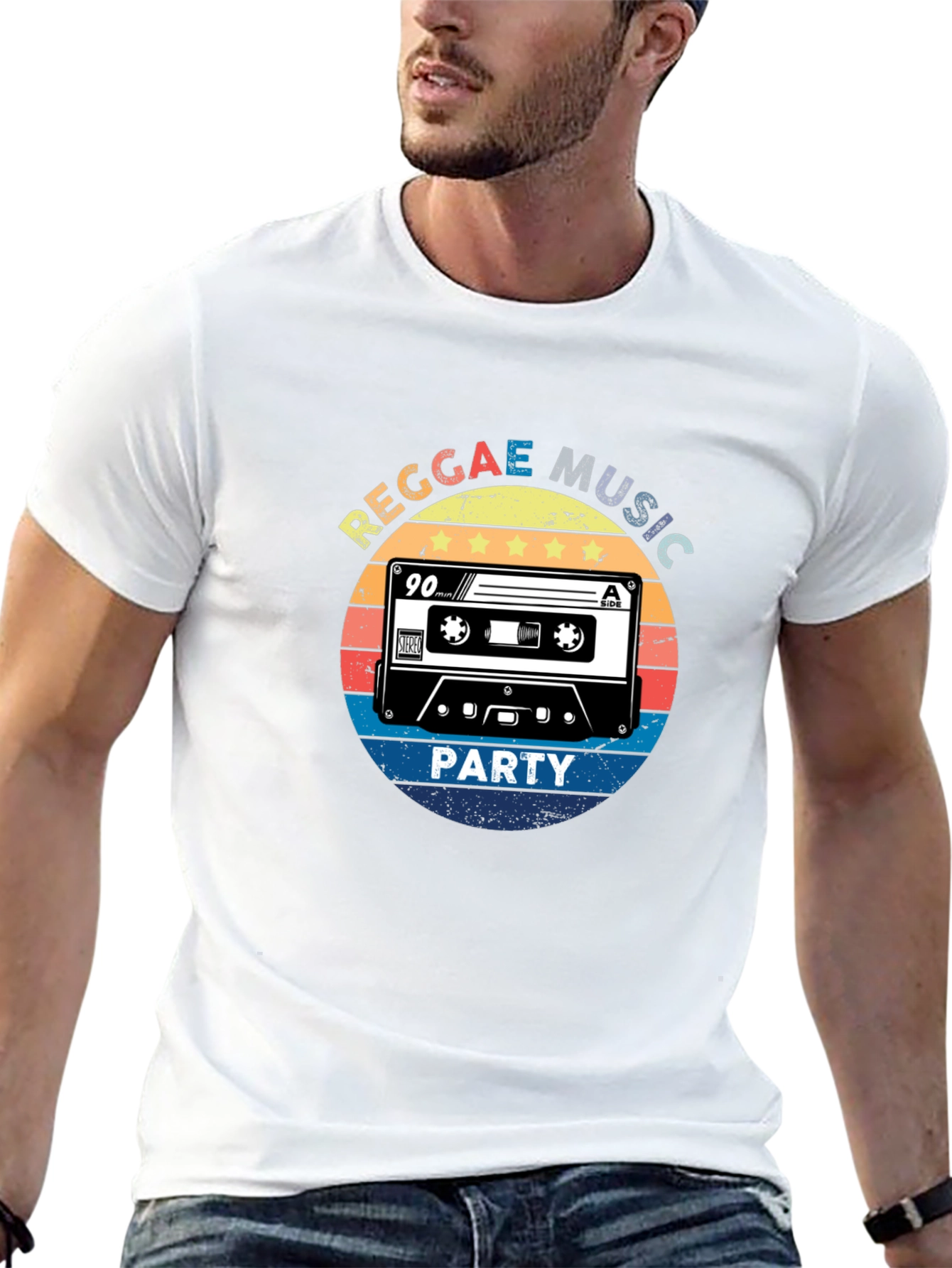 Reggae Music Party Black T-Shirt