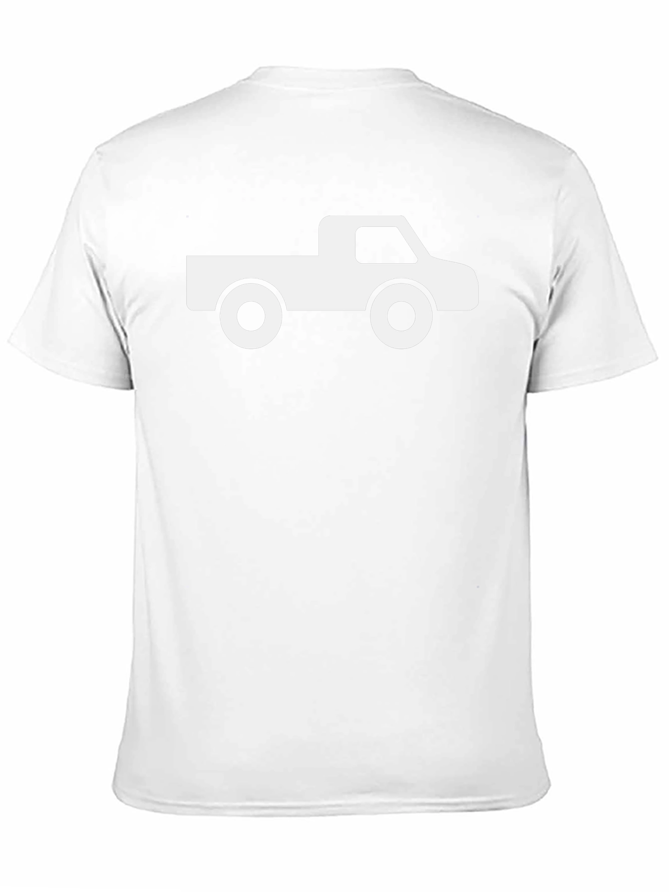 Truck Graphic Tee - Black Cotton T-Shirt