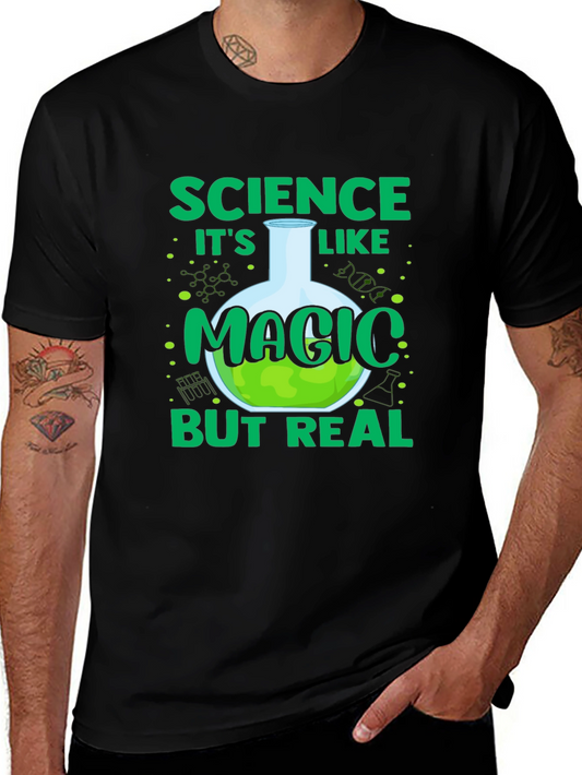 Science Like Magic T-Shirt - Mens Black Tee