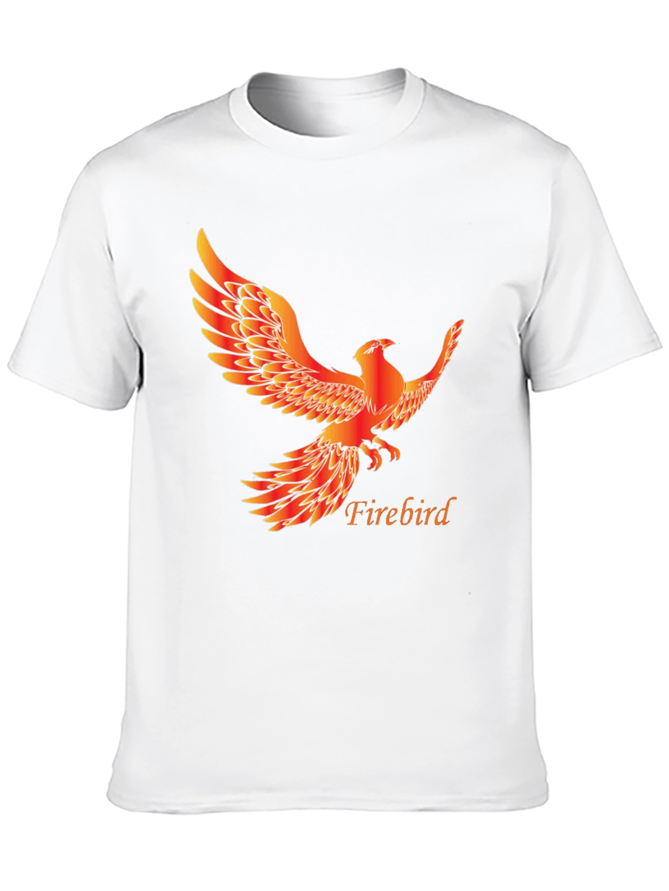 Firebird Graphic Tee - Mens Black Cotton T-Shirt