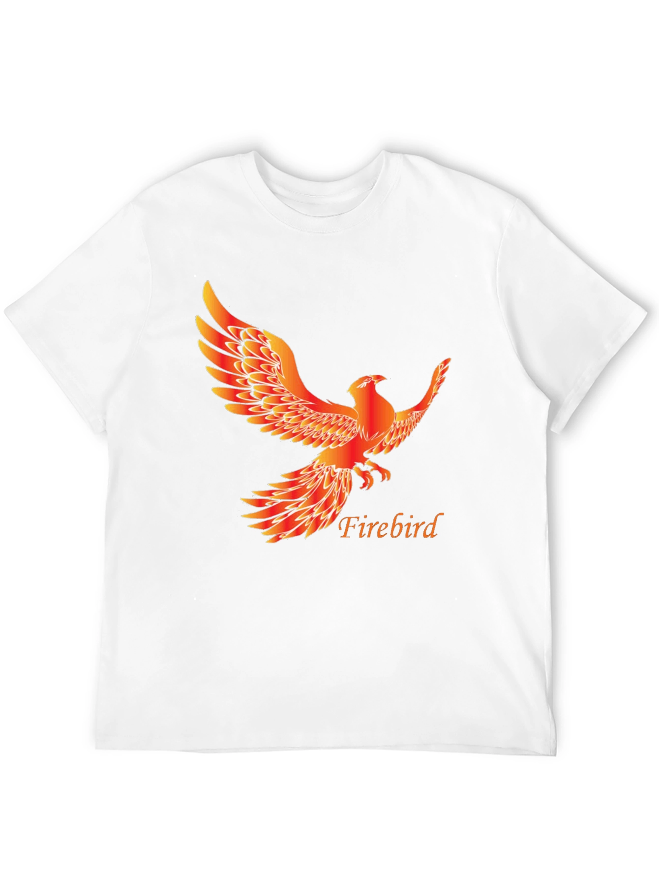Firebird Graphic Tee - Mens Black Cotton T-Shirt