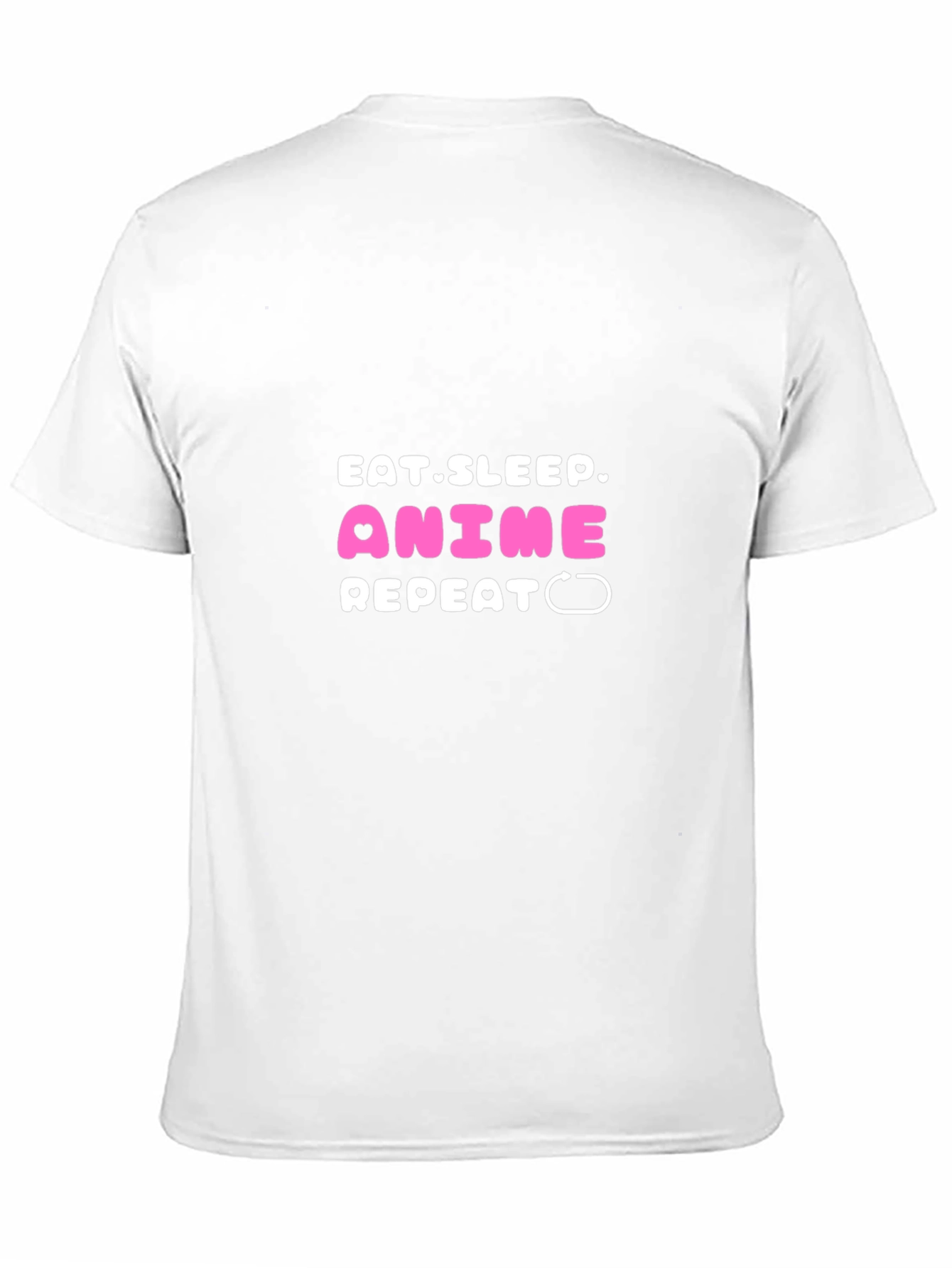 Eat Sleep Anime Repeat Graphic Tee