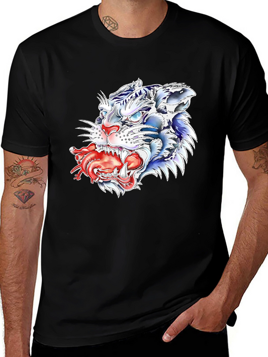Tiger Heart Graphic Print Tee