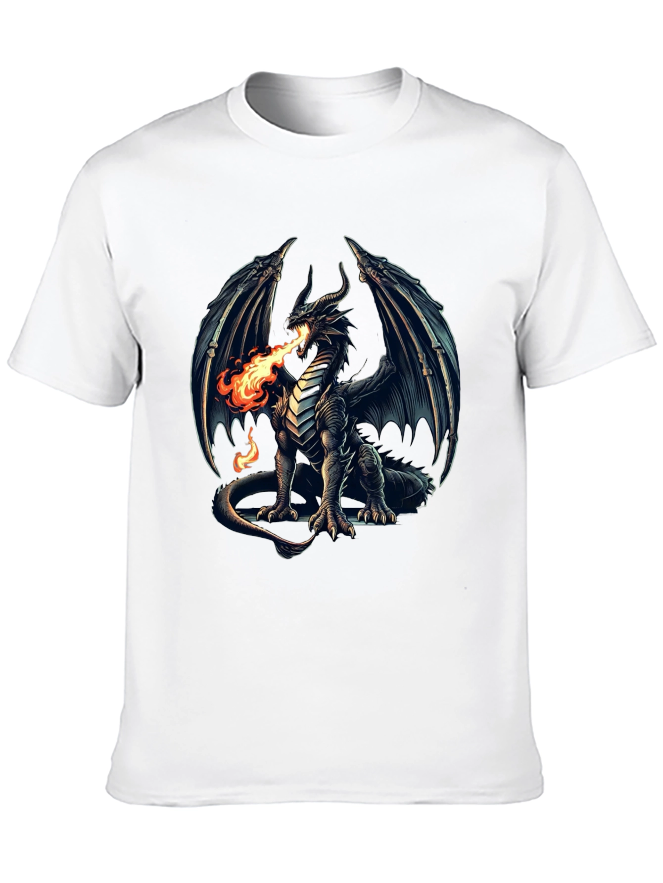 Dragon Fire T-Shirt - Fantasy Graphic Tee